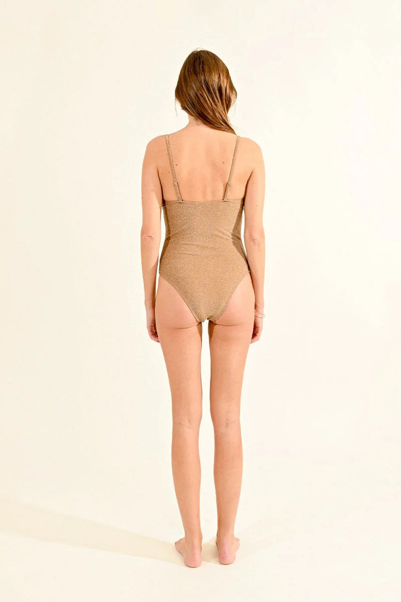 Molly B Golden Shimmer Swimwear