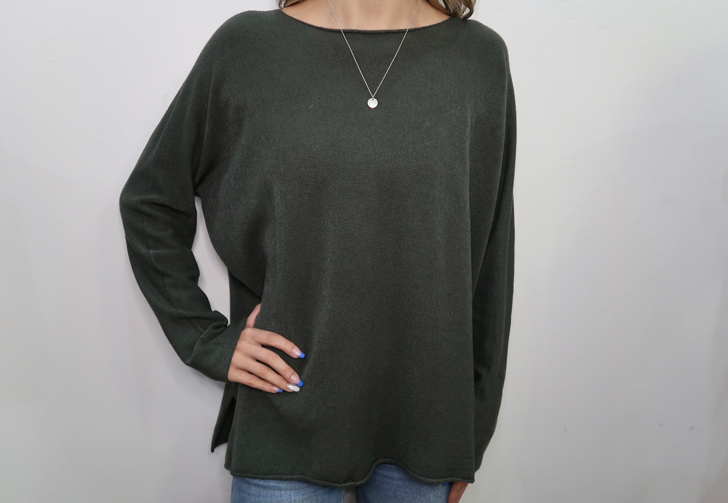 Karamel Boat Nk Blend Sweater