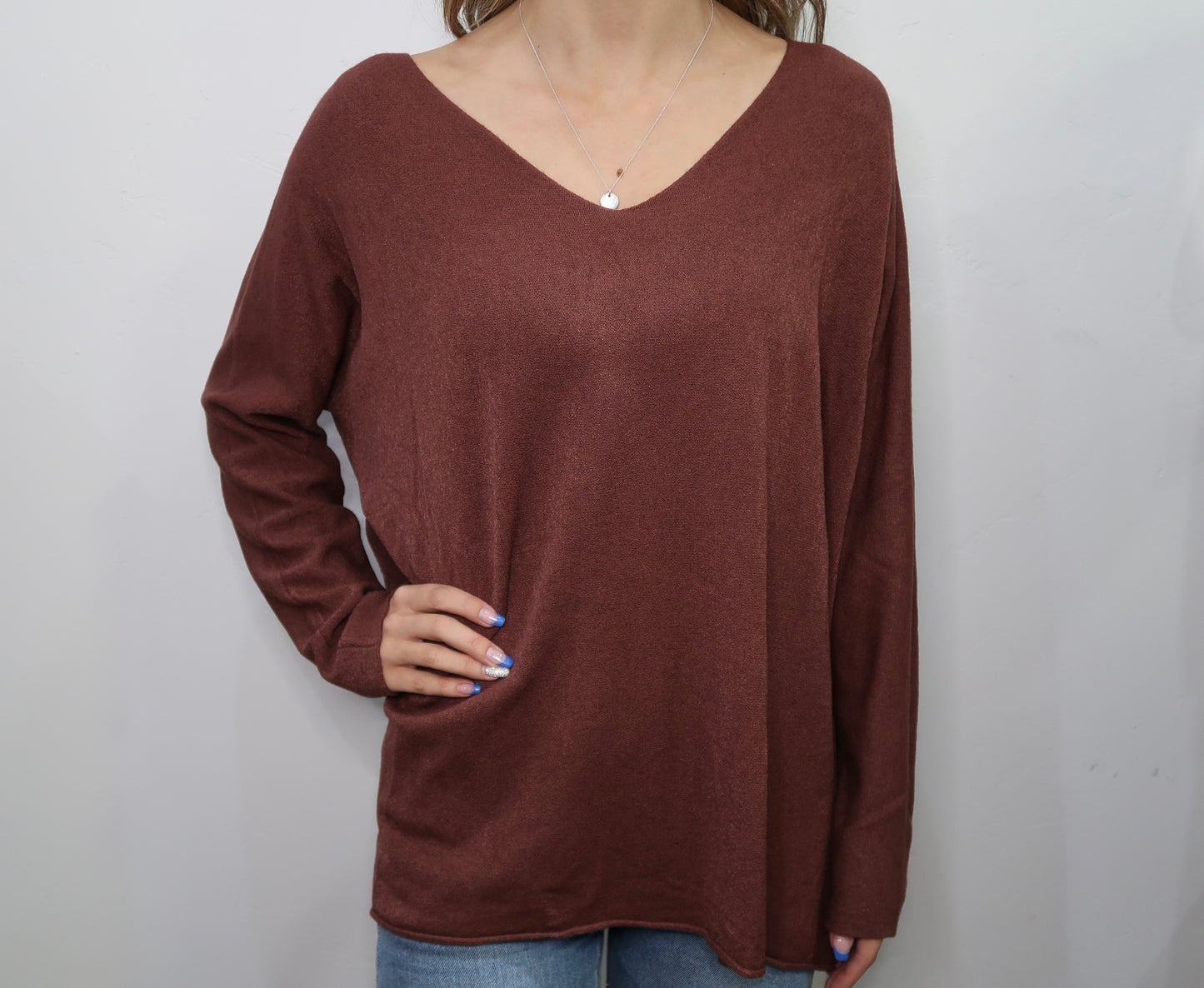 Karamel V Nk Blend Sweater