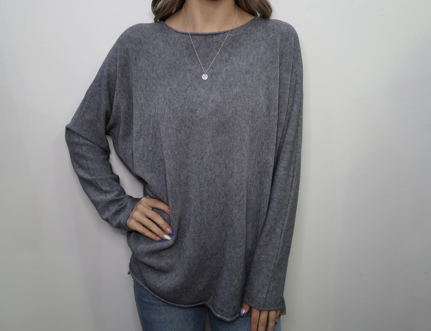 Karamel Boat Nk Blend Sweater
