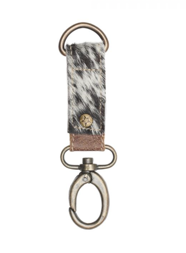 Myra Cowhide Keychain