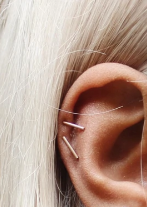 Julia Silver Line Stud