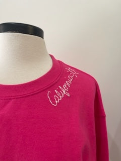 Park Barrett Pink California Sweatshirt