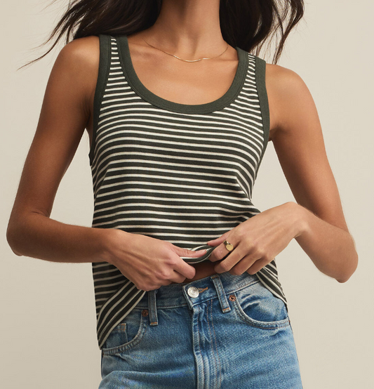Z Supply Elin Stripe Rib Tank