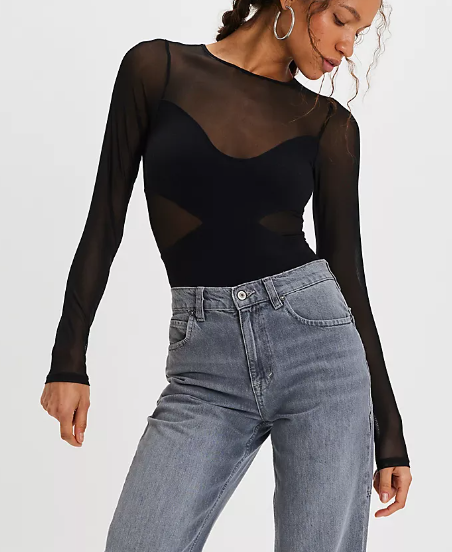 Free People Illusion Bodysuit