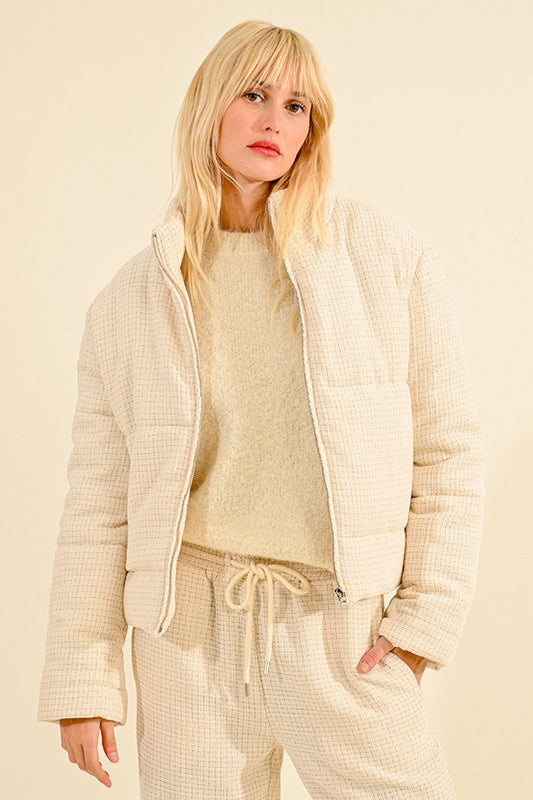 Molly B Knit Puffer Coat