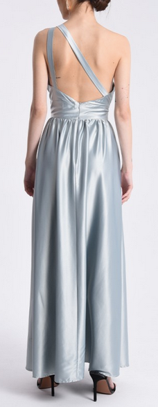 Molly B Sage One Shoulder Gown