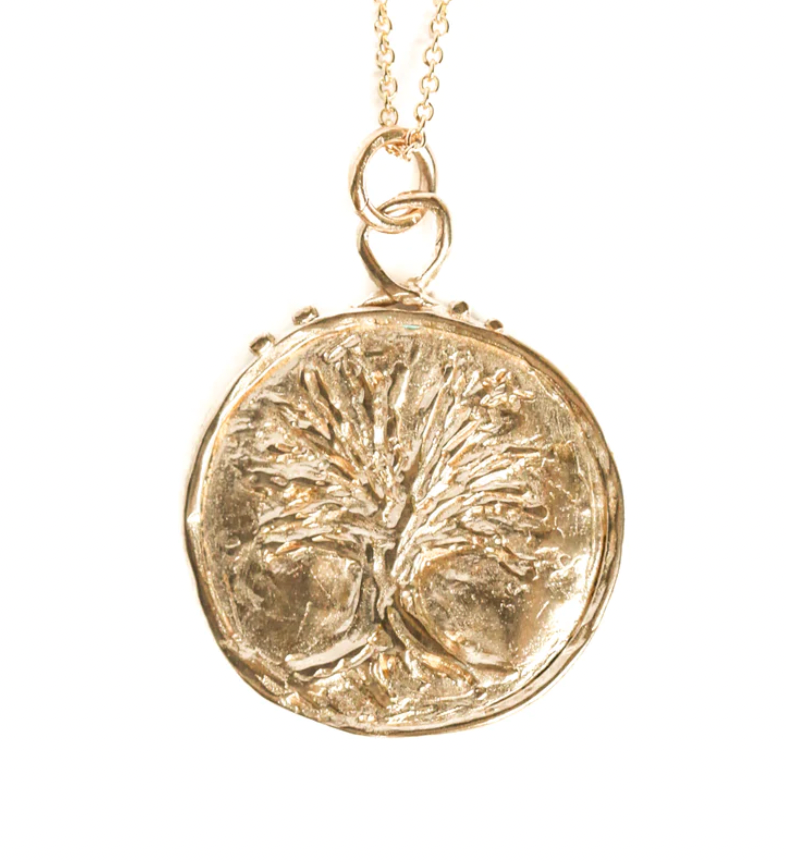 Julia S Tree of Life Coin Necklace